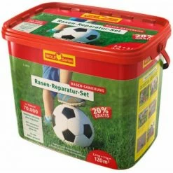 WOLF-GARTEN Rasen Reparatur Set L 120 G | 5.4 Kg | Für 120 M²