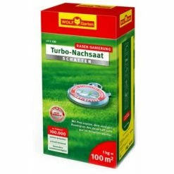 WOLF-GARTEN Rasen Sanierung Turbo Nachsast L-RS 100 | 2kg | Für 100 M²