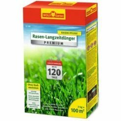 WOLF-GARTEN Rasen Langzeitdünger Premium LE 100 | Für 120 Tage