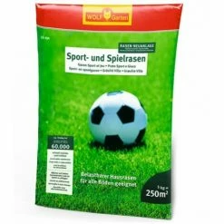 WOLF-GARTEN Sport & Spielrasen LG 250 | 5 Kg | Für 250 M²