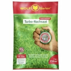 WOLF-GARTEN Turbo-Nachsaat LR 250 | 5 Kg | Für 250 M²