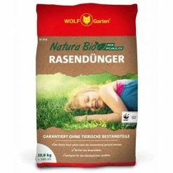 WOLF-GARTEN NR 10.8 NATURA Rasendünger | 10.8kg | Für 160 M²