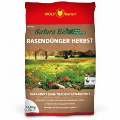 WOLF-GARTEN NR-H 10.8 NATURA Bio Rasendünger Herbst | 10.8kg |für 160m²