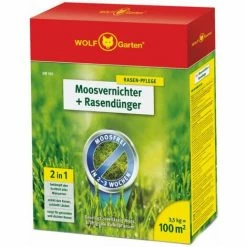 WOLF-GARTEN Moosvernichter + Rasendünger SW 100 | 3.5 Kg