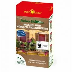 WOLF-GARTEN Natura Bio Balkon-u.Kübelpflanzendünger N-BK 0,85 Kg