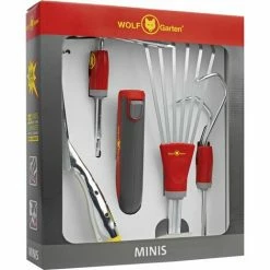 WOLF-GARTEN Wolf Garten Kleingeräte-Set Inkl. Kelle, Kleingrubber, Kleinfächerbesen